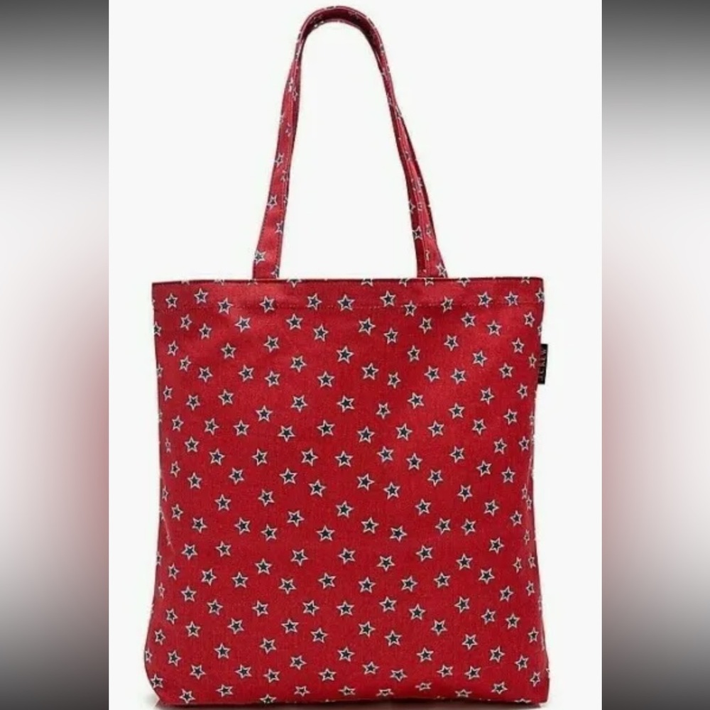 J. CREW TOTE BAG PATRIOTIC TOTE BAG SHOPPING BAG BEACH BAG POOL BAG NWOT #298